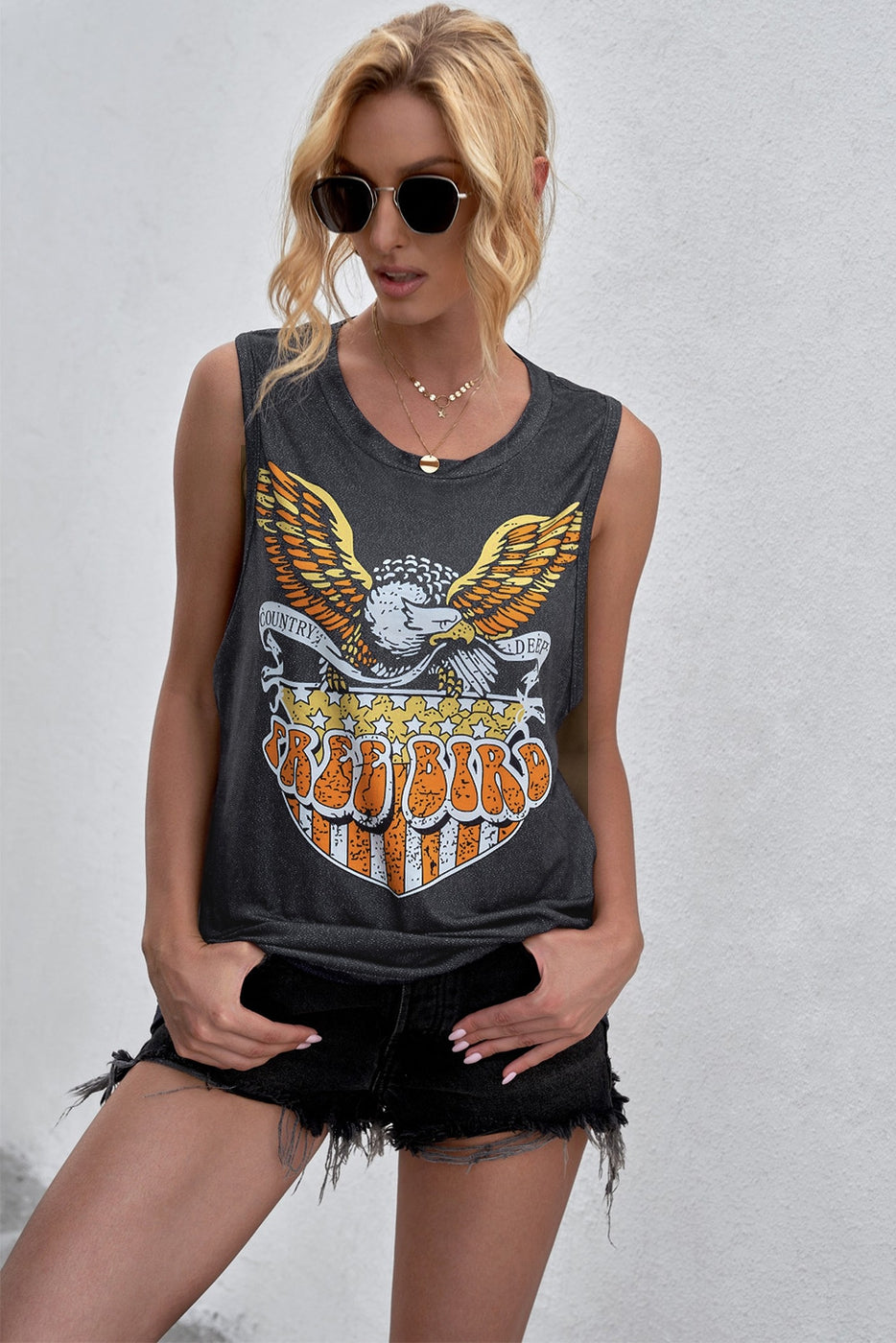 Free Bird Tank – Ivory & Cotton